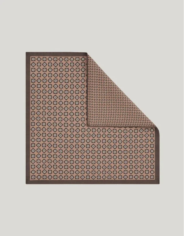 Pink Silk Pocket Square